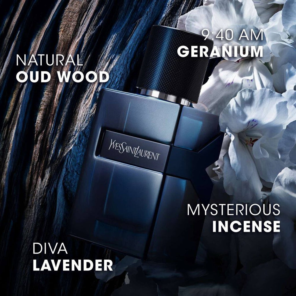 Authentic Yves Saint Laurent Y Eau de Parfum with Fresh Geranium & Sensual Woods 100ML