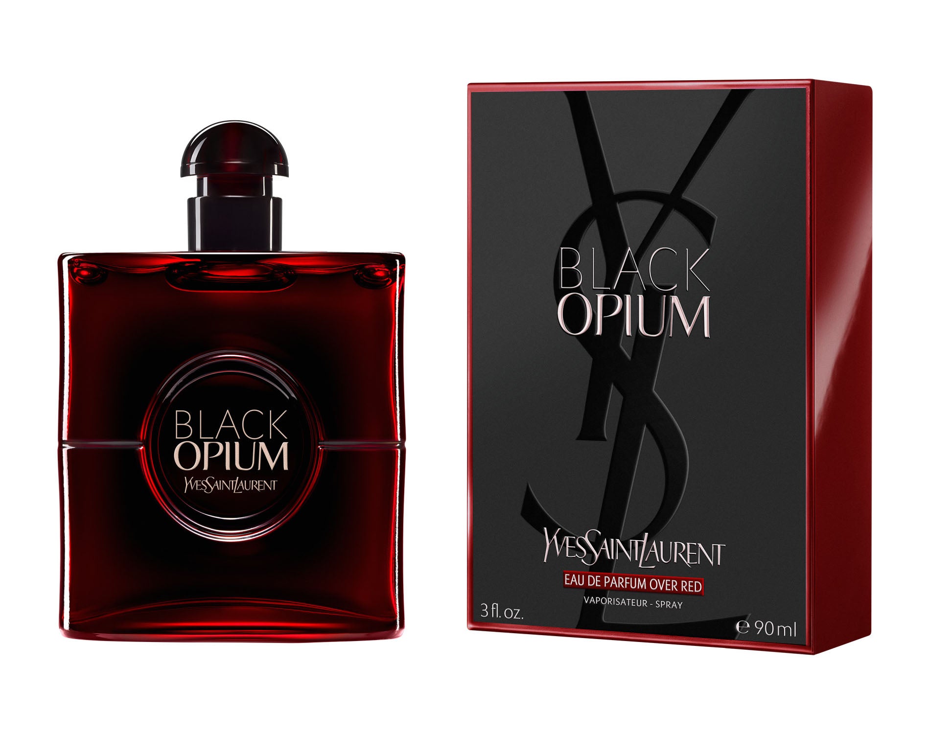 Authentic Black Opium Over Red Yves Saint Laurent für Frauen 90ML